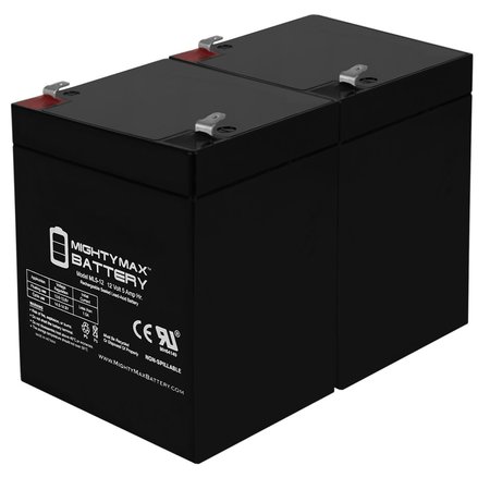 12V 5AH SLA Replacement Battery for ION Audio Tailgater iPA77 - 2Pack -  MIGHTY MAX BATTERY, MAX3942824